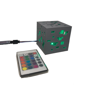 Lámpara mineral de minecraft