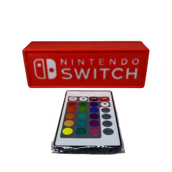 Lámpara logo Nintendo Switch