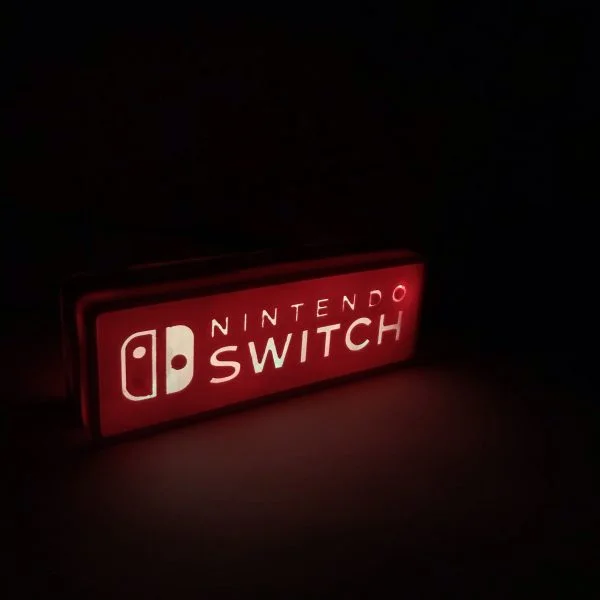 Lámpara logo Nintendo Switch - Imagen 6