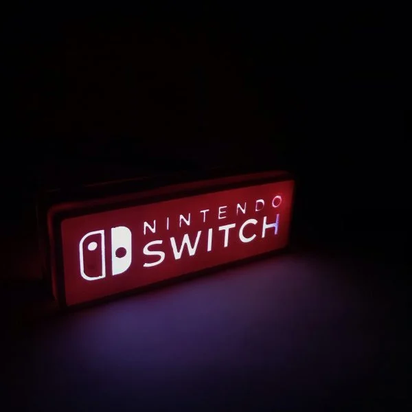 Lámpara logo Nintendo Switch - Imagen 8
